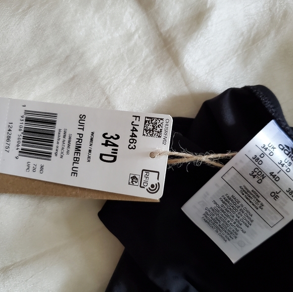 Adidas primeblue black swimsuit - Picture 6 of 8